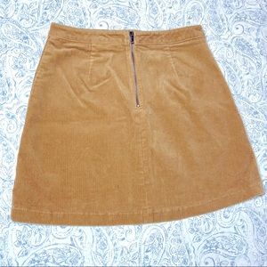 Front Zip Suede Skirt! 🧡
